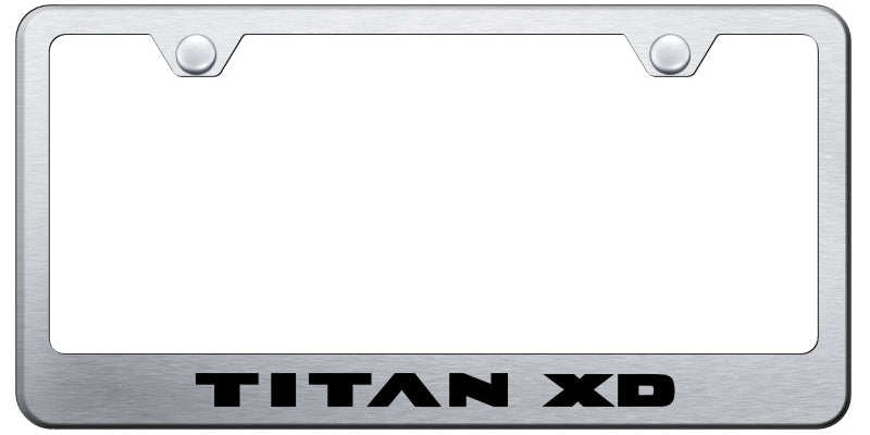 Titan XD Stainless Steel Frame - Laser Etched Brushed