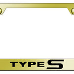 Type-S Stainless Steel Frame - Laser Etched Gold
