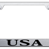 USA Stainless Steel Frame - Laser Etched Brushed