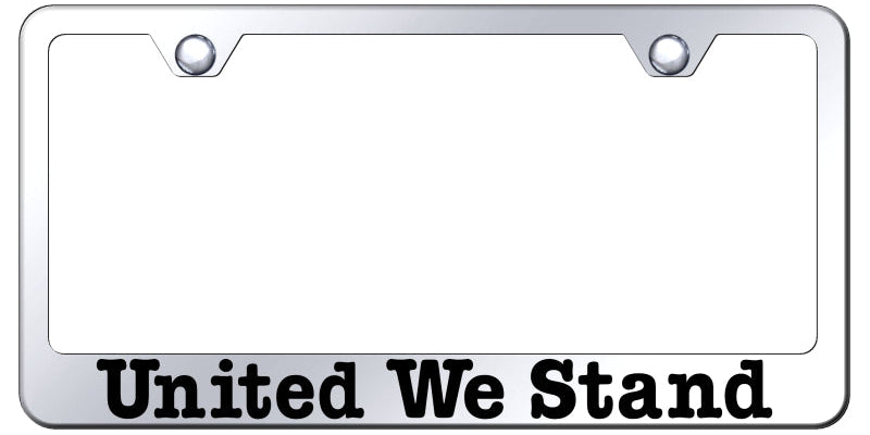 United We Stand Stainless Steel Frame - Etched Mirrored