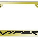 Viper (Fangs) Stainless Steel Frame - Laser Etched Gold