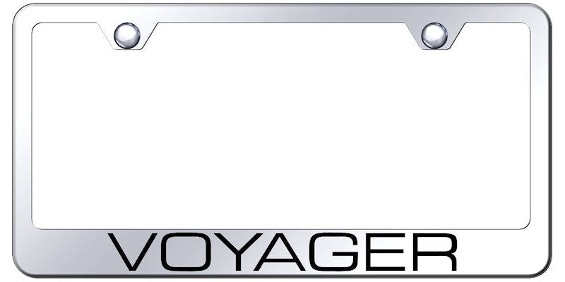 Voyager Stainless Steel Frame - Laser Etched Mirrored