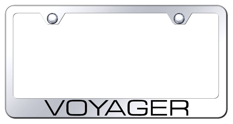 Voyager Stainless Steel Frame - Laser Etched Mirrored