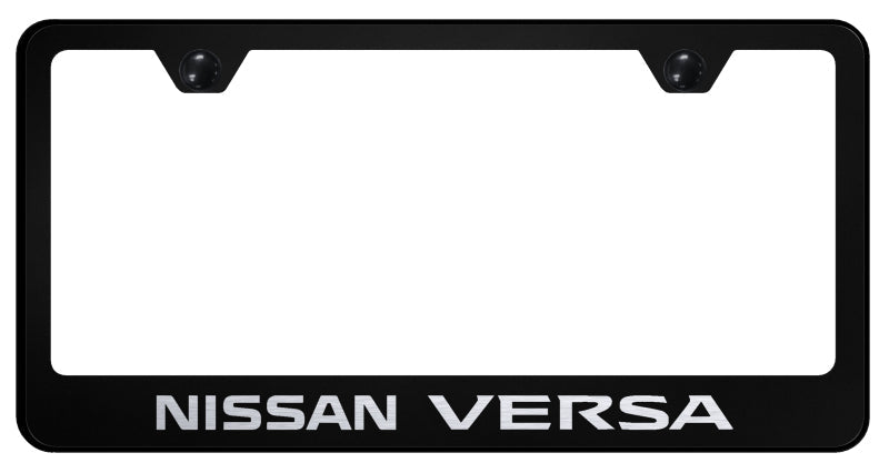 Versa Stainless Steel Frame - Laser Etched Black