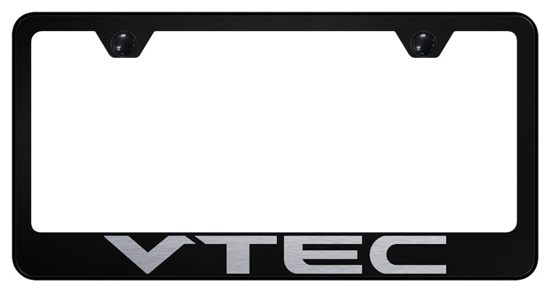 VTEC Stainless Steel Frame - Laser Etched Black