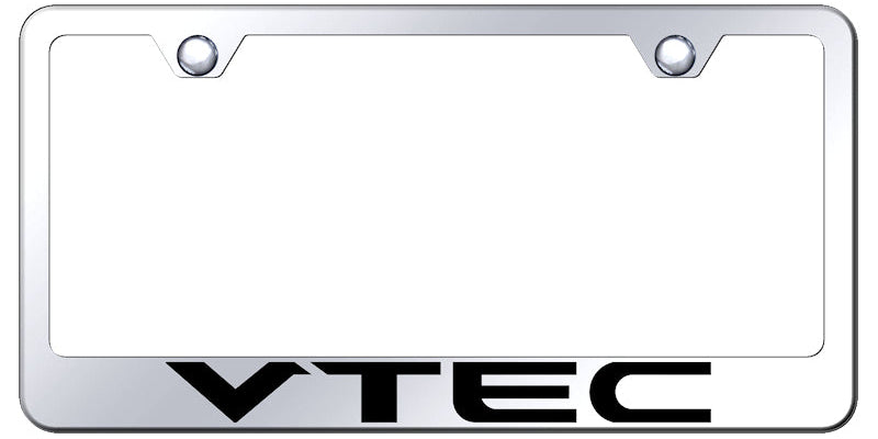 VTEC Stainless Steel Frame - Laser Etched Mirrored