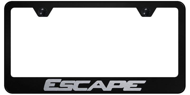 Escape Stainless Steel Frame - Laser Etched Black