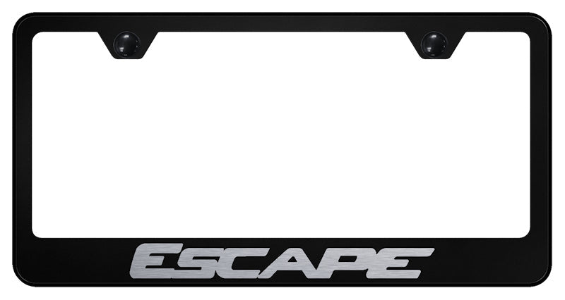 Escape Stainless Steel Frame - Laser Etched Black