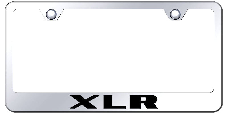 XLR Stainless Steel Frame - Laser Etched Mirrored