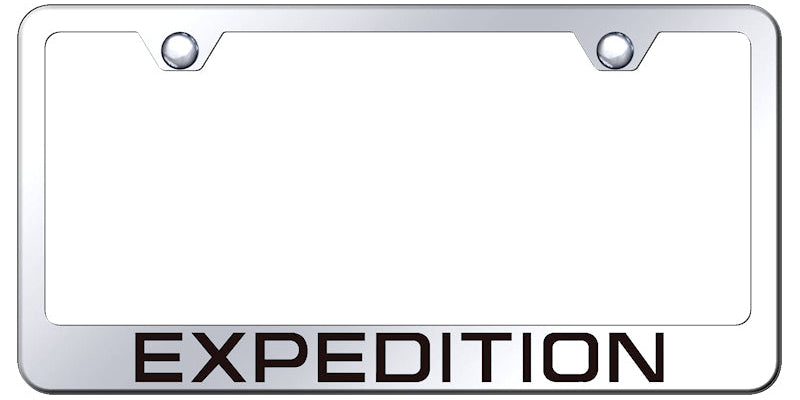 Expedition Stainless Steel Frame - Laser Etched Mirrored