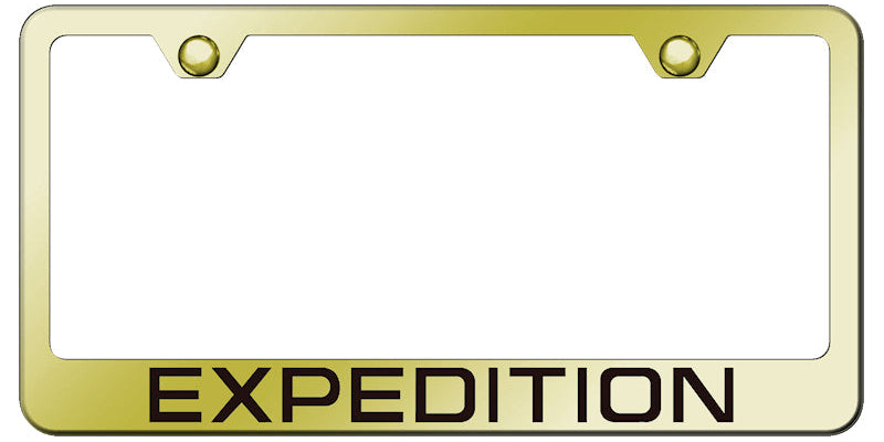 Expedition Stainless Steel Frame - Laser Etched Gold