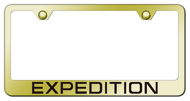 Expedition Stainless Steel Frame - Laser Etched Gold