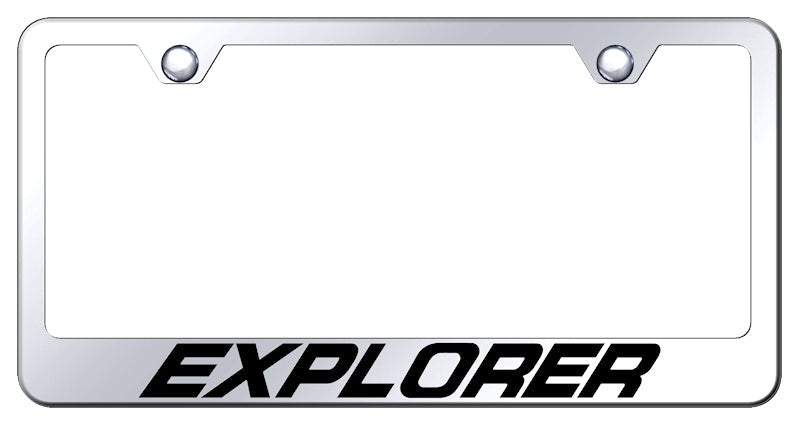 Explorer Stainless Steel Frame - Laser Etched Mirrored