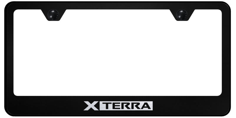 Xterra Stainless Steel Frame - Laser Etched Black