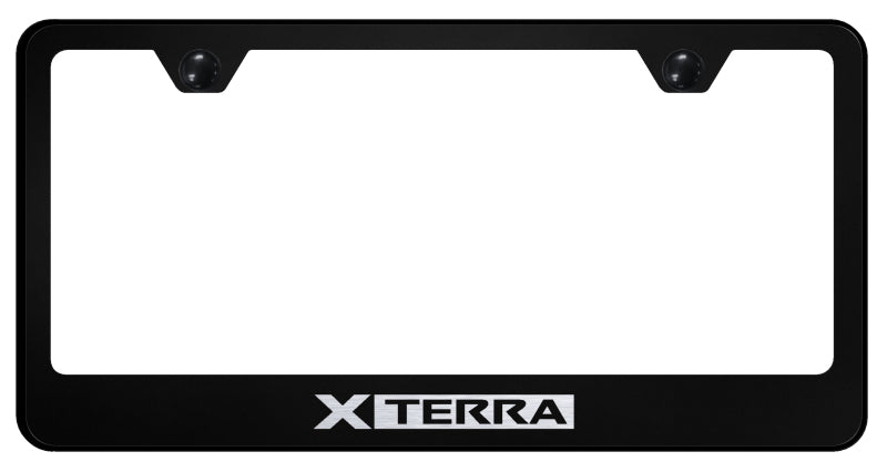 Xterra Stainless Steel Frame - Laser Etched Black