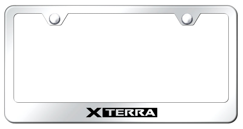 Xterra Stainless Steel Frame - Laser Etched Mirrored