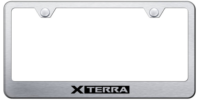 Xterra Stainless Steel Frame - Laser Etched Brushed