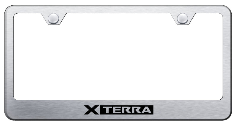 Xterra Stainless Steel Frame - Laser Etched Brushed