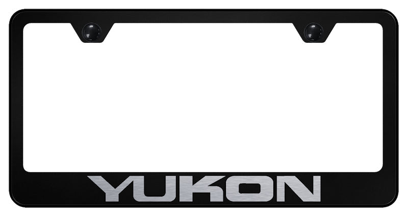 Yukon Stainless Steel Frame - Laser Etched Black