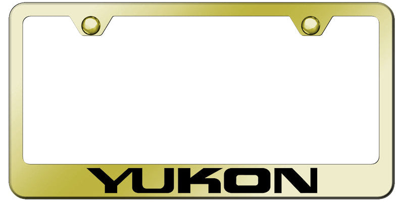 Yukon Stainless Steel Frame - Laser Etched Gold