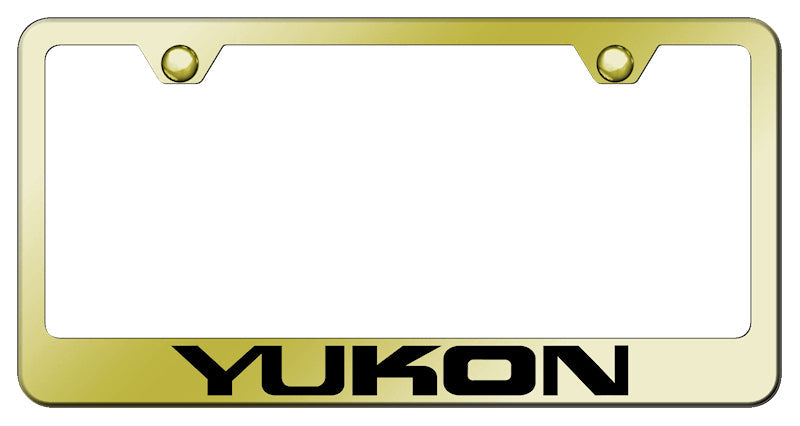 Yukon Stainless Steel Frame - Laser Etched Gold