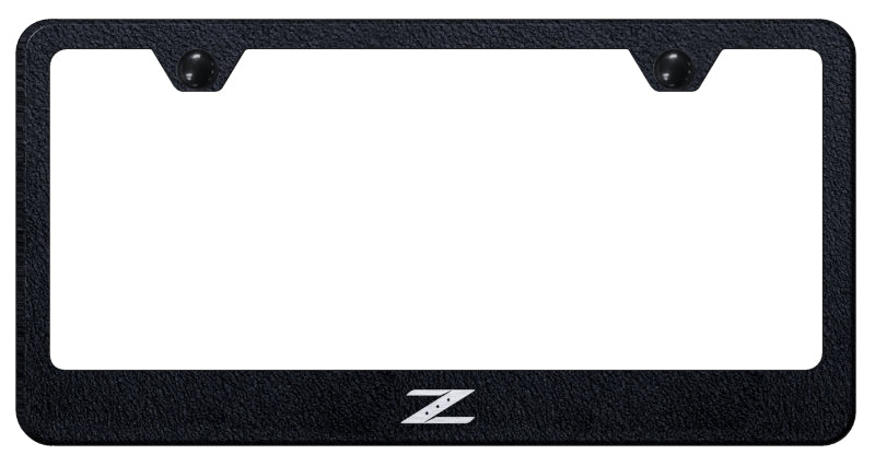 Z Stainless Steel Frame - Laser Etched Rugged Black