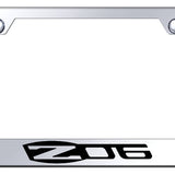 Corvette Z06 Stainless Steel Frame - Laser Etched Mirrored