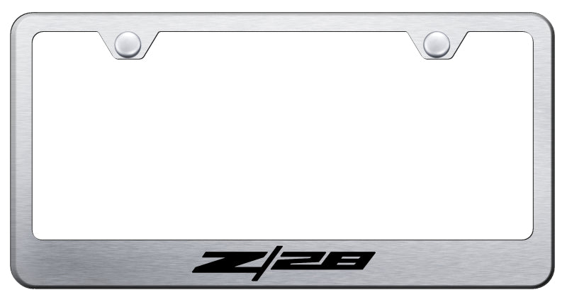 Z28 Stainless Steel Frame - Laser Etched Brushed