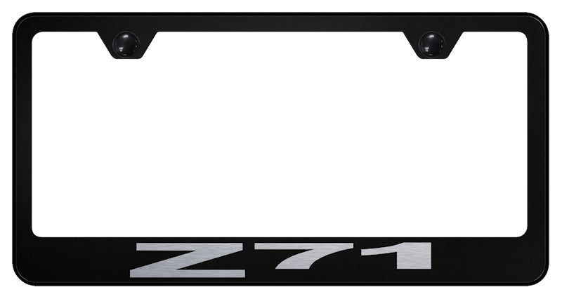 Z71 Stainless Steel Frame - Laser Etched Black