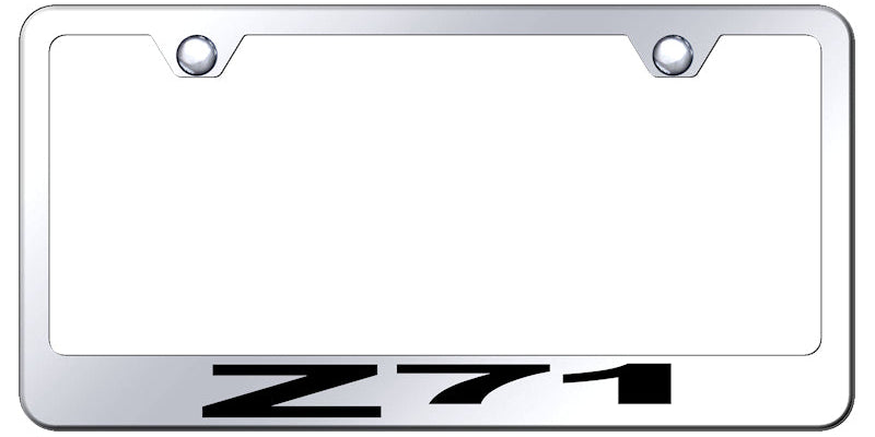 Z71 Stainless Steel Frame - Laser Etched Mirrored