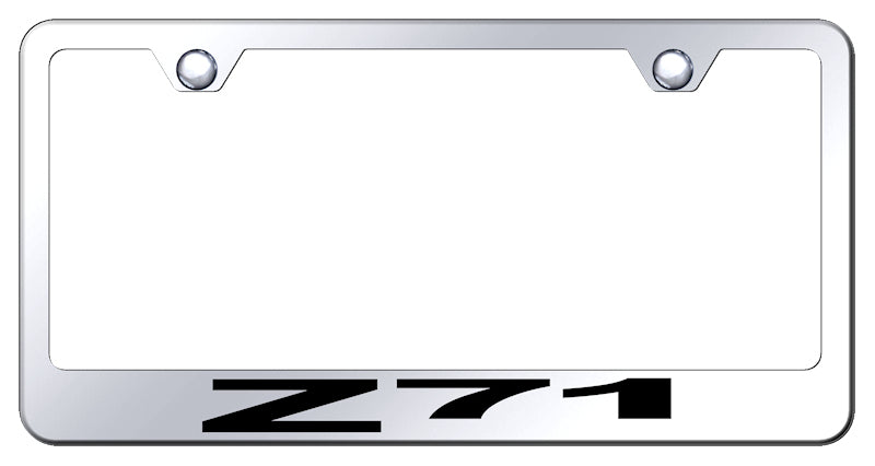 Z71 Stainless Steel Frame - Laser Etched Mirrored