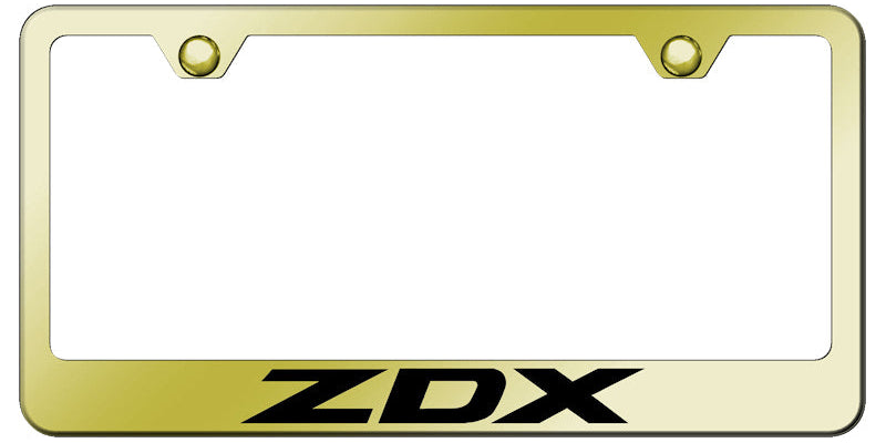 ZDX Stainless Steel Frame - Laser Etched Gold