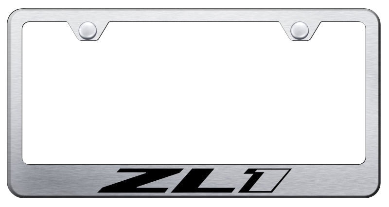 ZL1 Stainless Steel Frame - Laser Etched Brushed