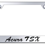 Acura TSX Script Stainless Steel Frame - Etched Mirrored