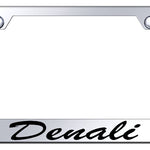 Denali Script Stainless Steel Frame - Laser Etched Mirrored