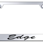 Edge Script Stainless Steel Frame - Laser Etched Mirrored