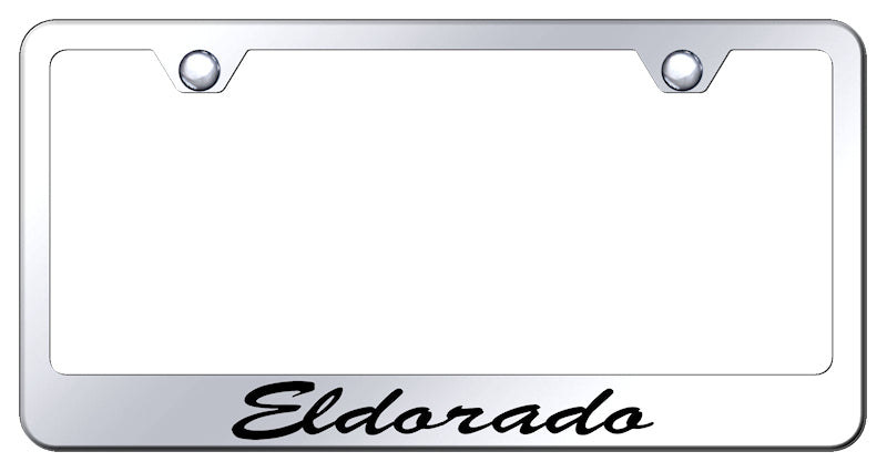 Eldorado Script Stainless Steel Frame - Etched Mirrored