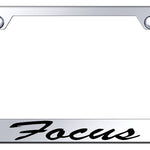 Focus Script Stainless Steel Frame - Laser Etched Mirrored