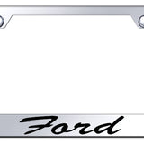 Ford Script Stainless Steel Frame - Laser Etched Mirrored