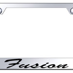 Fusion Script Stainless Steel Frame - Laser Etched Mirrored