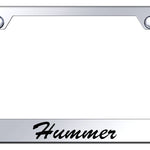 Hummer Script Stainless Steel Frame - Laser Etched Mirrored