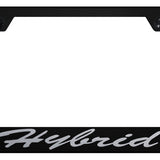 Hybrid Script Stainless Steel Frame - Laser Etched Black