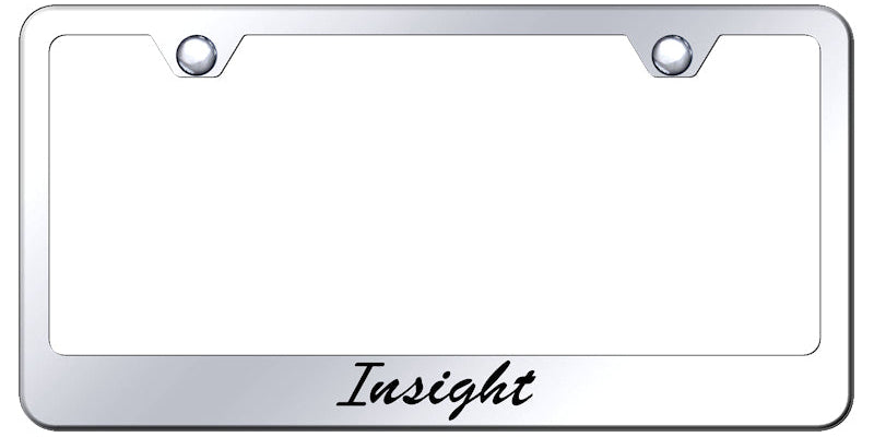 Insight Script Stainless Steel Frame - Laser Etched Mirrored