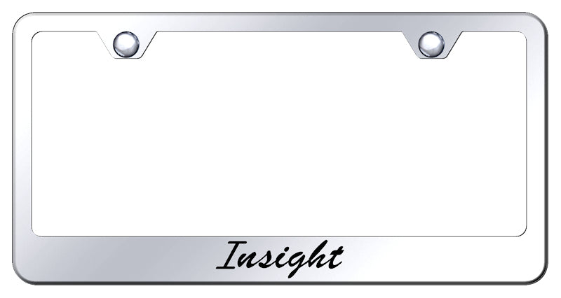 Insight Script Stainless Steel Frame - Laser Etched Mirrored