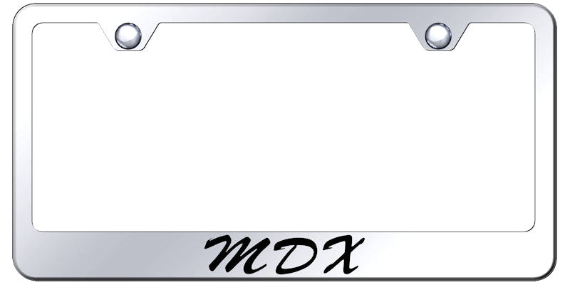 MDX Script Stainless Steel Frame - Laser Etched Mirrored