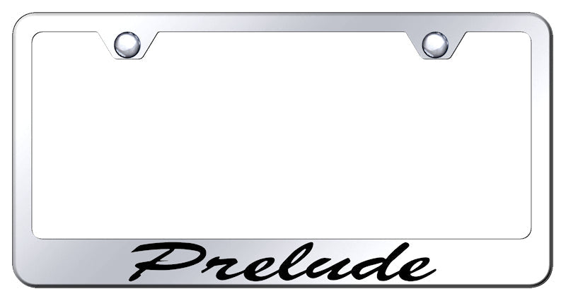 Prelude Script Stainless Steel Frame - Laser Etched Mirrored