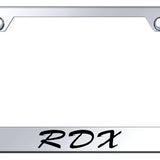 RDX Script Stainless Steel Frame - Laser Etched Mirrored