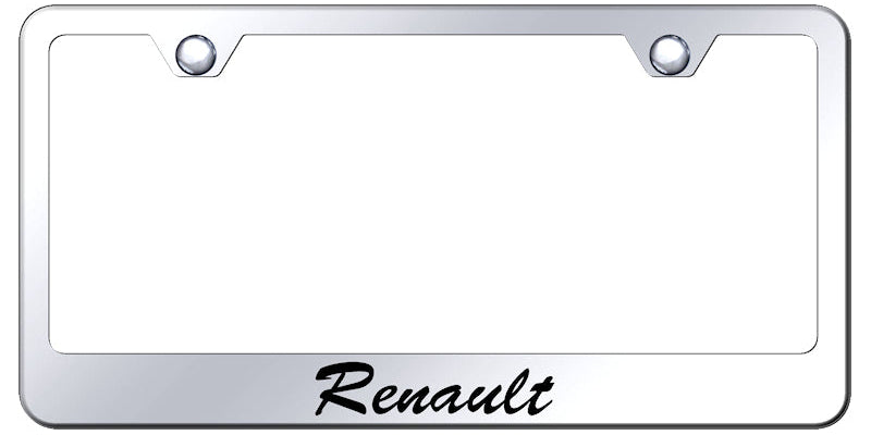 Rendezvous Script Stainless Steel Frame - Etched Mirrored