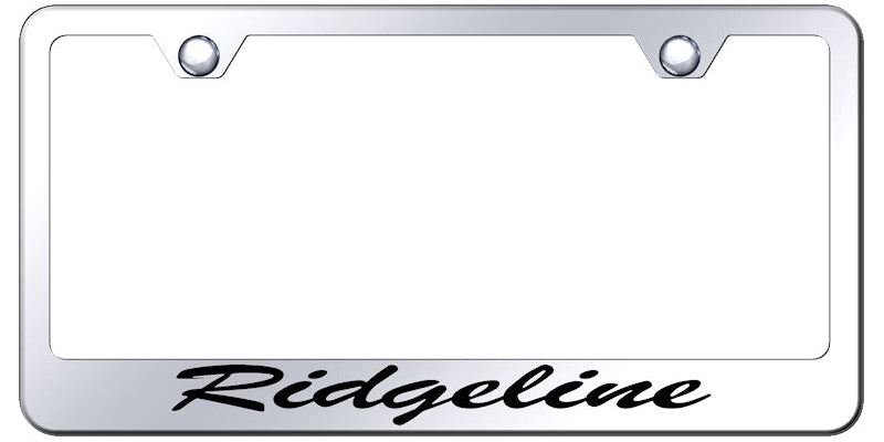 Ridgeline Script Stainless Steel Frame - Etched Mirrored