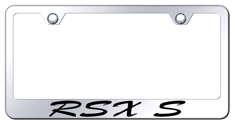 RSX-S Script Stainless Steel Frame - Laser Etched Mirrored